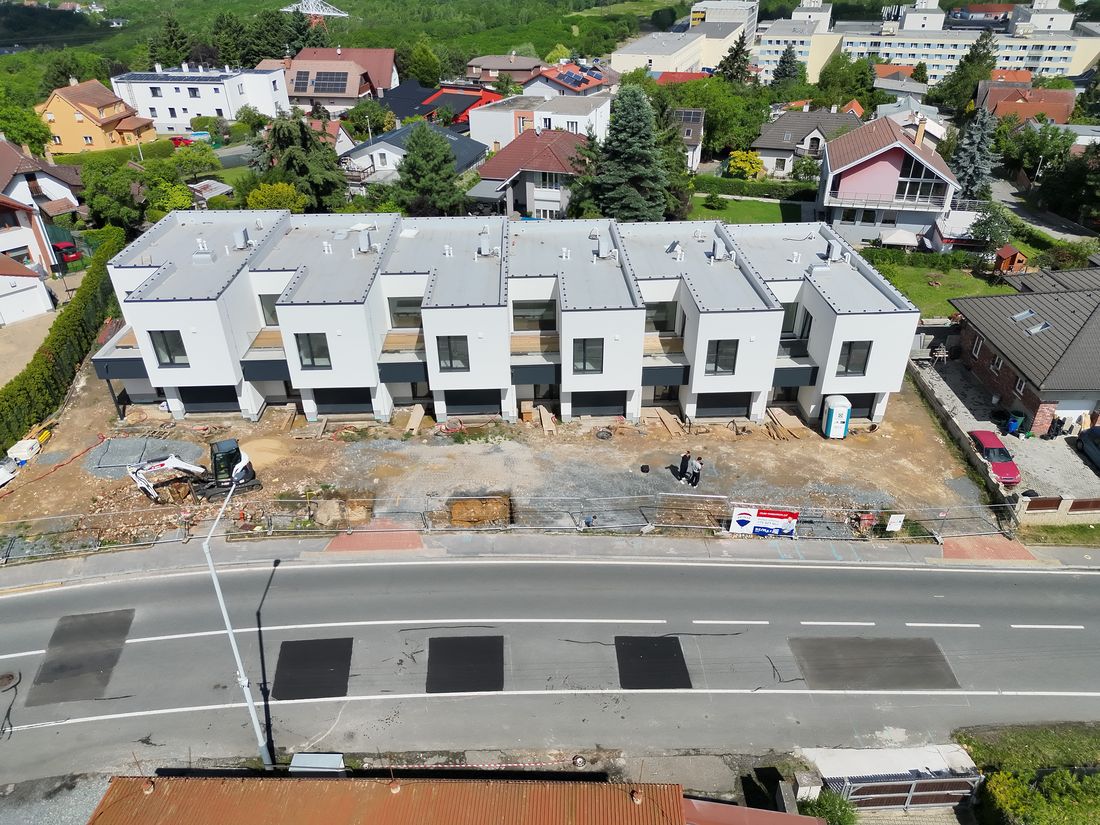 Letecká dokumentace developerského projektu Na Baních