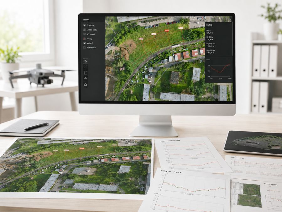 AVI ODM — fotogrammetrie a 3D